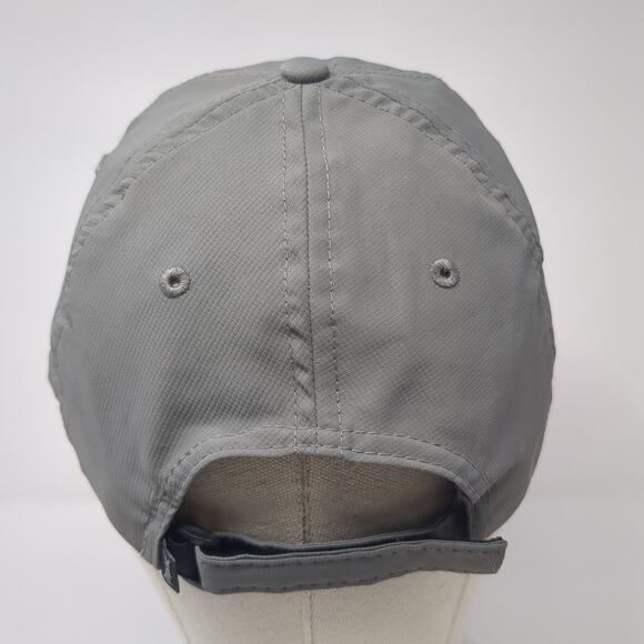 Turn 11 Strapback Baseball Cap Gray One Size Adjustable Embroidered Imperial - Picture 5 of 8